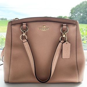 Designer Coach crossbody satchel